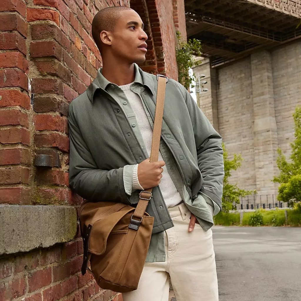 Lands End Men's Insulated Commuter Shirt Jacket S